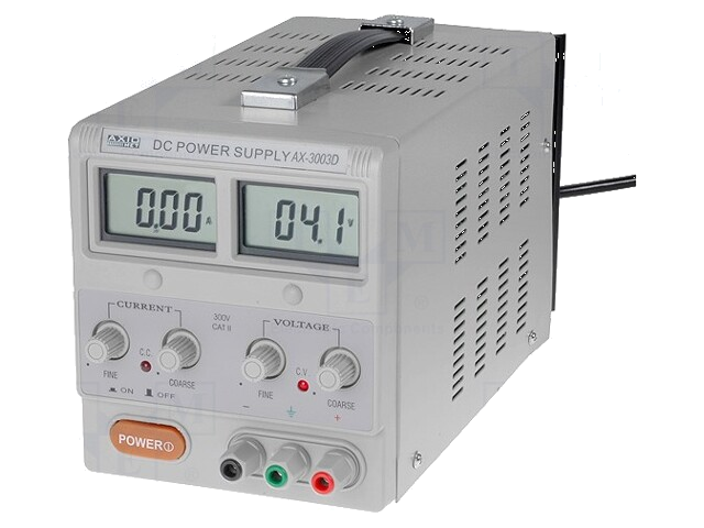 Voedingseenheid: voor lab; eenkanaals,lineair; 0÷30VDC; 0÷5A Voedingseenheid: voor lab; eenkanaals,lineair; 0÷30VDC; 0÷5A